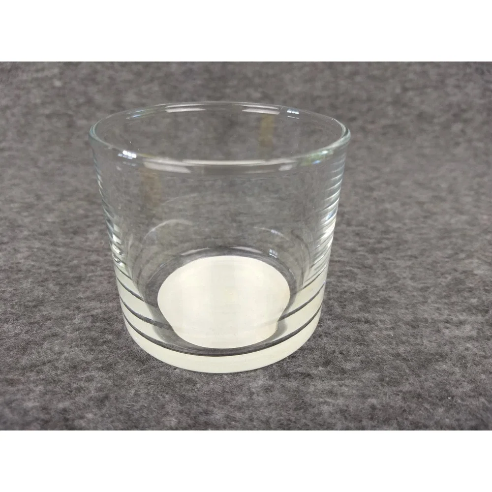 Slatkin Co Bath Body Works Mini‎ Candle CREAMY PUMPKIN 1.6 oz Clear Glass Holder